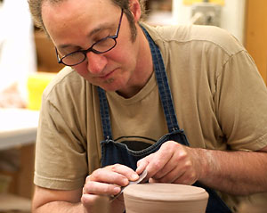 Photo of Paul at work