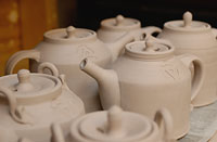 Image of teapot-making process
