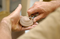 Image of teapot-making process