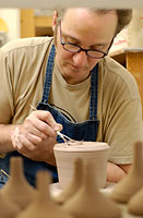 Image of teapot-making process