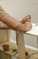 Image of teapot-making process