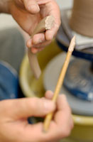 Image of teapot-making process