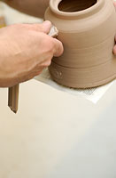 Image of teapot-making process