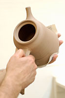 Image of teapot-making process