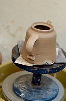 Image of teapot-making process